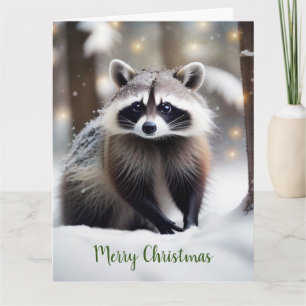 Cute Raccoon Card