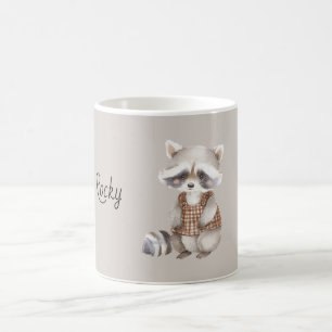 Cute Raccoon Coffee Mug