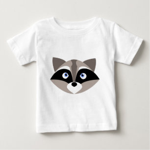 Cute Raccoon Face Baby T-Shirt