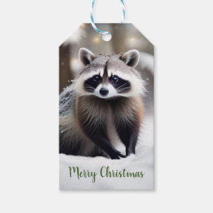 Cute Raccoon Gift Tags