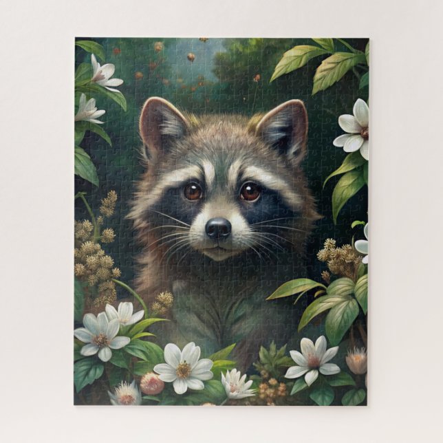 Cute Raccoon Jigsaw Puzzle (Vertical)