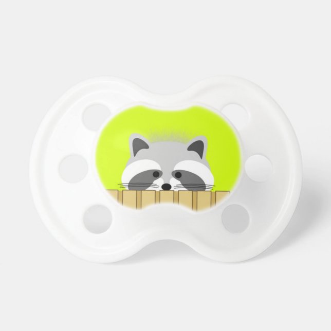 Cute Raccoon Pacifier (Front)