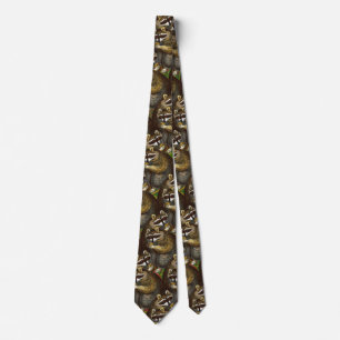Cute Raccoon Seamless pattern Case-Mate iPhone Cas Tie