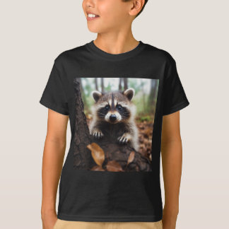Cute Raccoon T Shirt - Cute Animal Shirts 