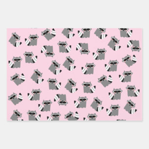 Cute Raccoon Wrapping paper