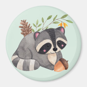 Cute Racoon Magnet