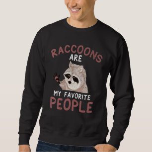 Cute Racoon Trash Panda Cute Animal Raccoon Sweatshirt