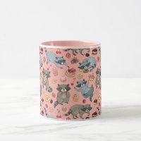 Cute Racoons Mug