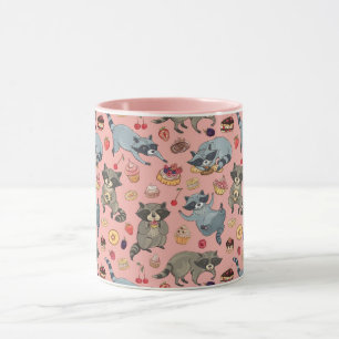 Cute Racoons Mug
