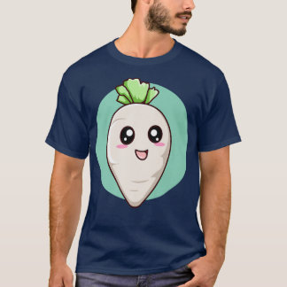 Cute Radish Vegetables Salad Vegan Vegetarians T-Shirt