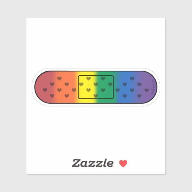 Cute Rainbow Bandage (Sheet)