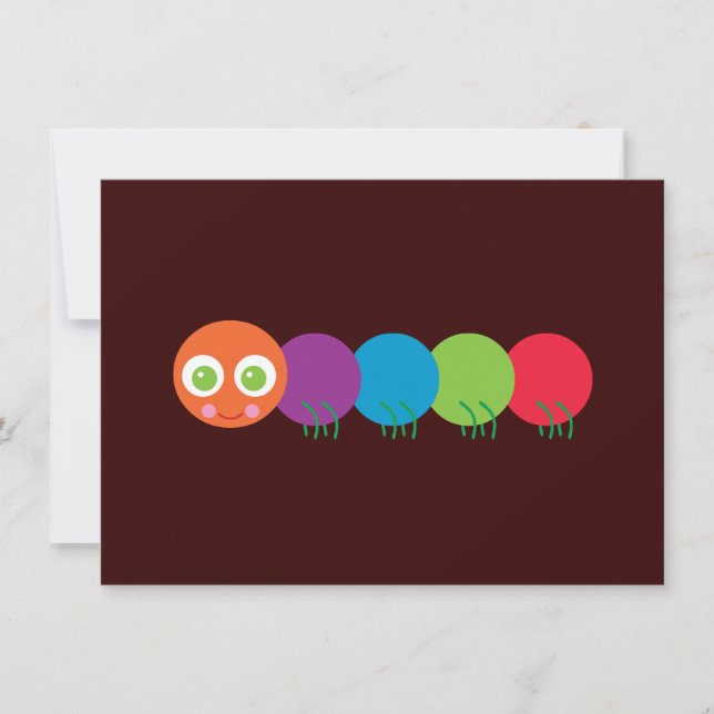 Cute Rainbow Caterpillar (Front)