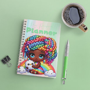Cute Rainbow Chibi Girl "My Personal Planner"