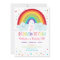 Cute Rainbow Clouds First Birthday
