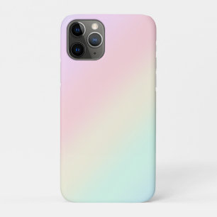 Cute Rainbow colourful gradient Watercolor pastel iPhone 11 Pro Case