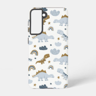 Cute Rainbow Dinosaur Pattern Samsung Galaxy Case