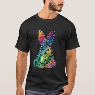 Cute Rainbow Kawaii Rabbit for Pet Lovers Easter G T-Shirt