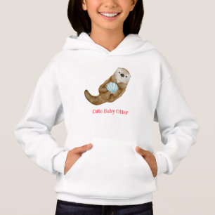 Cute rainbow Otter Scallops Birthday party