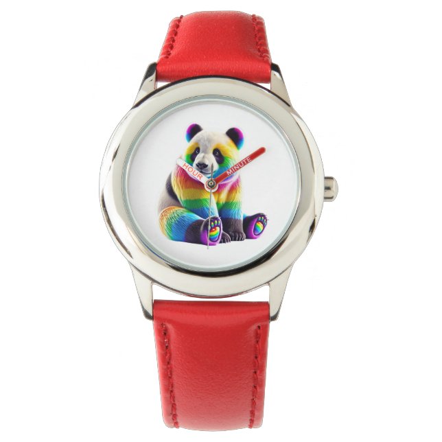 Cute Rainbow Panda Watch (Front)