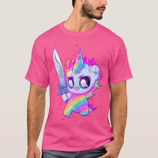 Cute Rainbow Party Unicorn Edm Dj T-Shirt