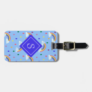 Cute Rainbow Sky Pattern Personalized Luggage Tag
