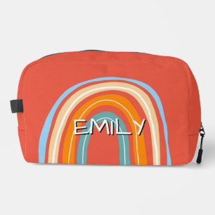 Cute rainbow toiletry bag for kids Add custom name