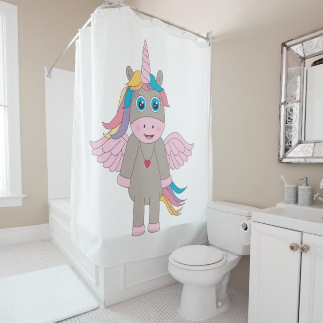 Cute Rainbow Unicorn Design (In Situ)
