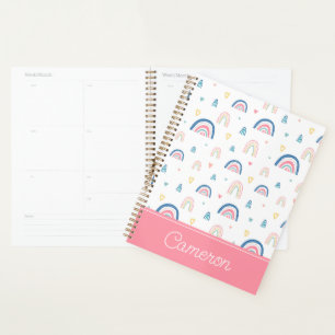 Cute Rainbows & Hearts Motif