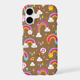 cute rainbows pattern