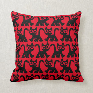 Cute Rambling Cartoon Cat Pillow