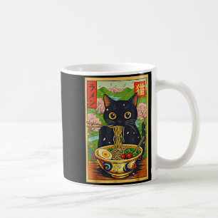 Cute Ramen Cat Nature Flowers Noodle Anime  Coffee Mug