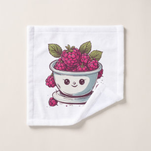 CUTE RASPBERRY WASH CLOTH