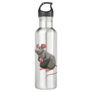 Cute rat 710 ml water bottle
