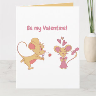 Cute Rat Anniversary / Valentines Day Card