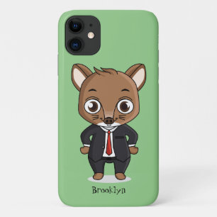 Cute rat cartoon illustration iPhone 11 case