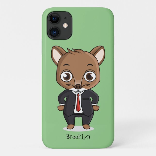 Cute rat cartoon illustration Case-Mate iPhone case (Back)