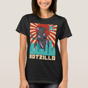 Cute Rat Domestic Rat Rodent Mouse Pet Biology 41 T-Shirt