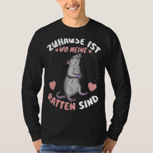 Cute Rat Domestic Rat Rodent Mouse Pet Biology 43 T-Shirt