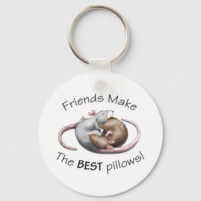 Cute Rat Keychain (Front)