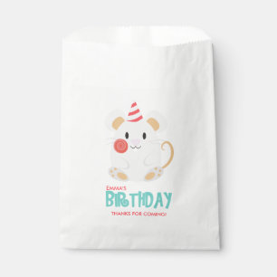 Cute Rat Kid's Birthday Party Favour Bag