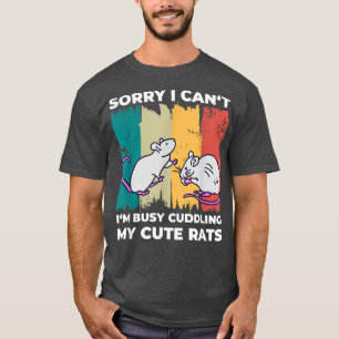 Cute Rat mom sayings for rat dad and rat lover  T-Shirt