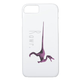 Cute Rawr Pink Dinosaur Case-Mate iPhone Case