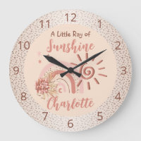 Cute Ray of Sunshine Girls Boho Rainbow Nursery