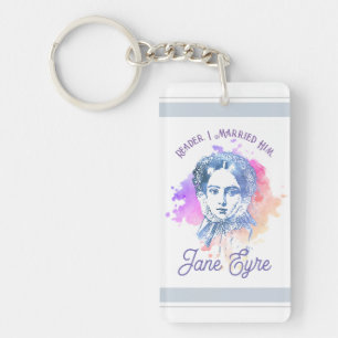 Cute Reader I Married Him Jane Eyre Portrait Keychain