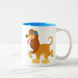 Cute Ready Cartoon Afghan Hound Mug