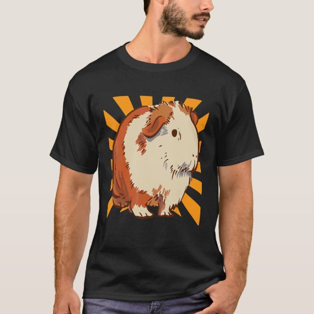 Cute Realistic Guinea Pig T-Shirt (Front)