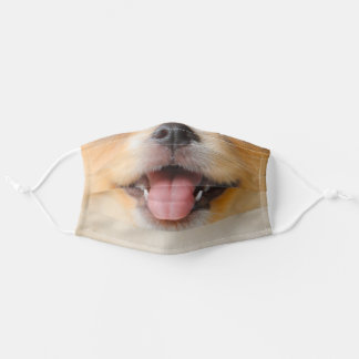 Cute Realistic Pomeranian Dog Mouth Cloth Face Mask