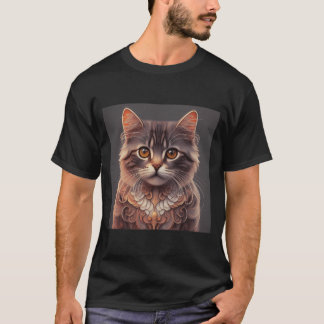 Cute Realistic Tater Tot Cat  T-Shirt
