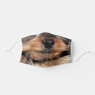 Cute Realistic Yorkshire Terrier Dog Mouth Cloth Face Mask