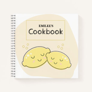 Cute Recipe Book to Write In (Lemons)